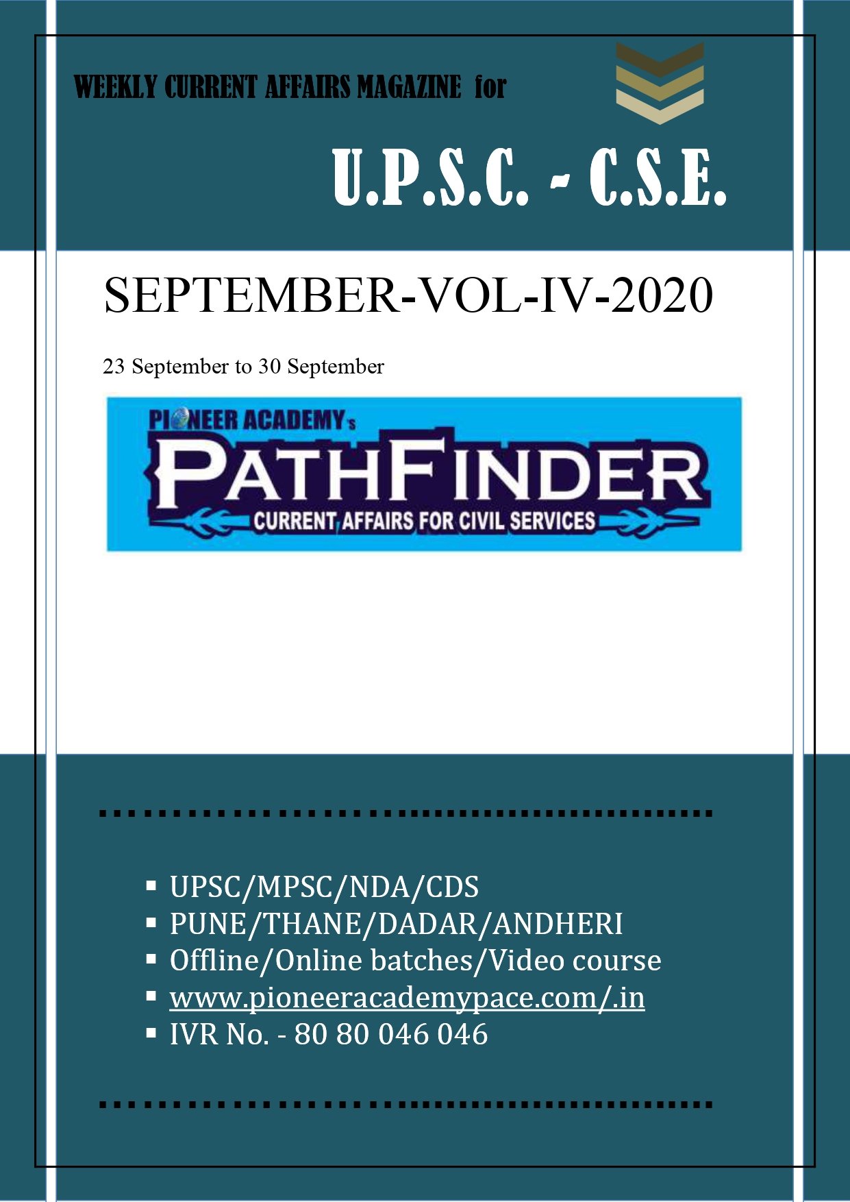 SEPTERMBER-VOL- IV- 2020
